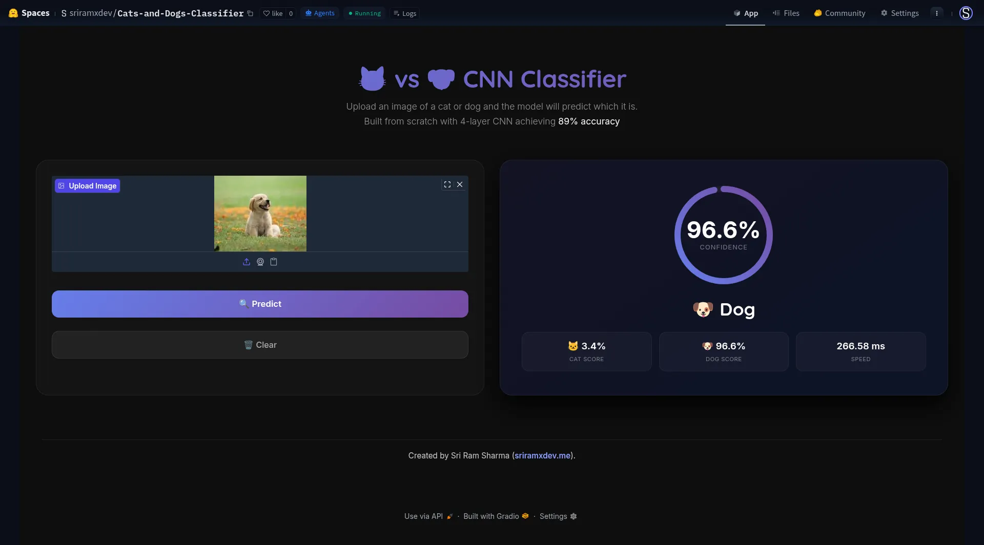 Cats & Dogs AI Classifier